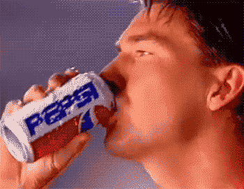 Funny Pepsi Commercial Eye Roll Derp GIF