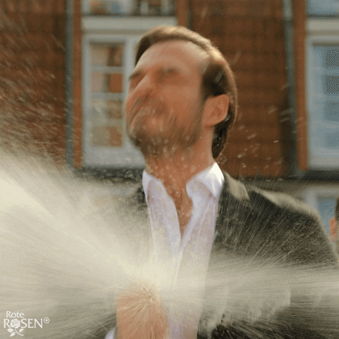 Funny Philip Durant Champagne Popping Fail GIF