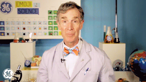 Funny Popping Up Emojis Bill Nye GIF