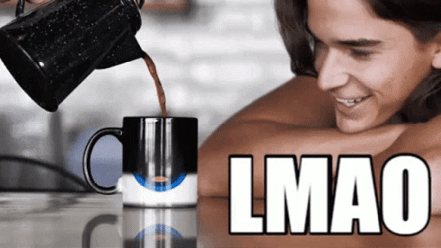 Funny Pouring Coffee LMAO GIF