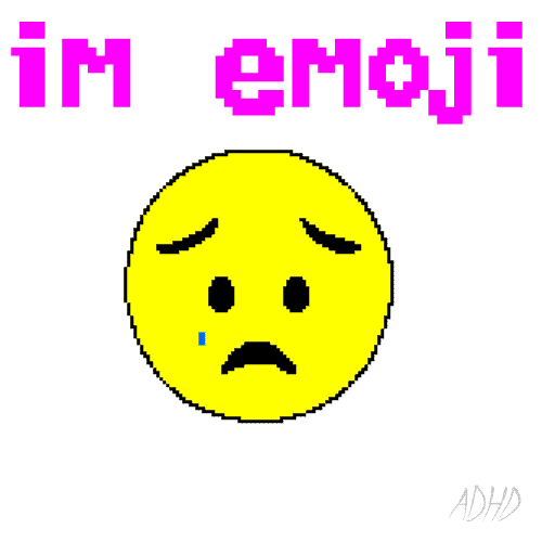 Funny Puckered Face Crying Emoji GIF
