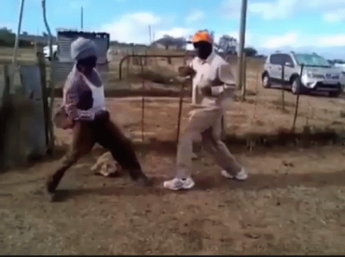 Funny Punch Swing And A Miss GIF