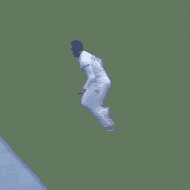 Funny Rain Sliding Man GIF