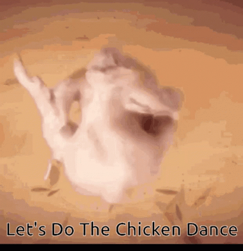 fried chicken dance gif