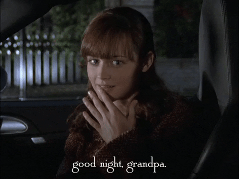 Funny Reaction Young Girl Saying Goodnight GIF