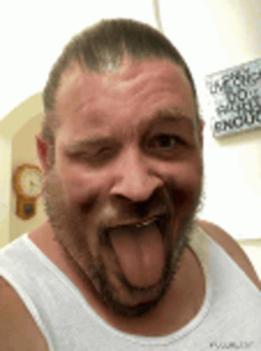 Funny Rizzler Distorted Face Tongue Out GIF