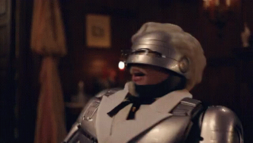 Funny Robocop Tantrums GIF