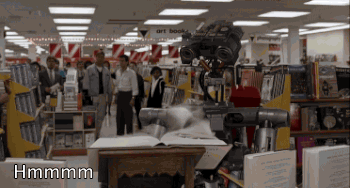 Funny Robot Studying GIF