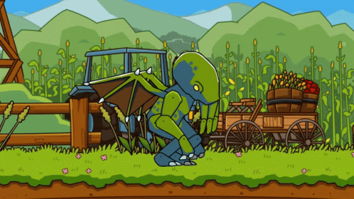 Funny Robotic Cthulhu Dancing Animation GIF