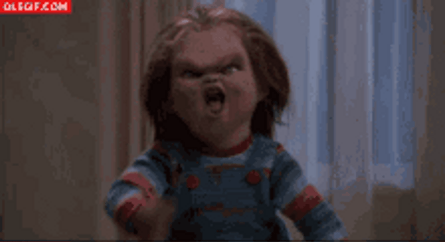 Funny Running Chucky Child's Play GIF