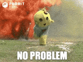 Funny Running Mascot GIF