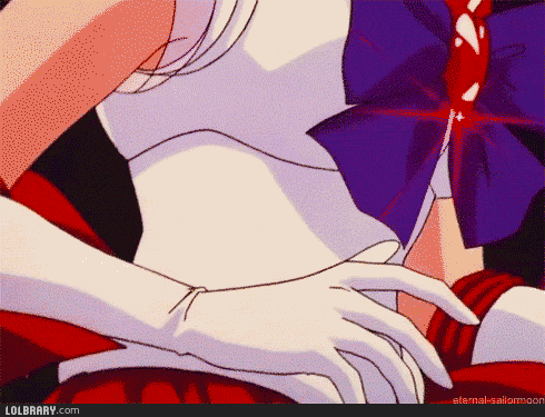 Funny Sailor Mars Smashing GIF