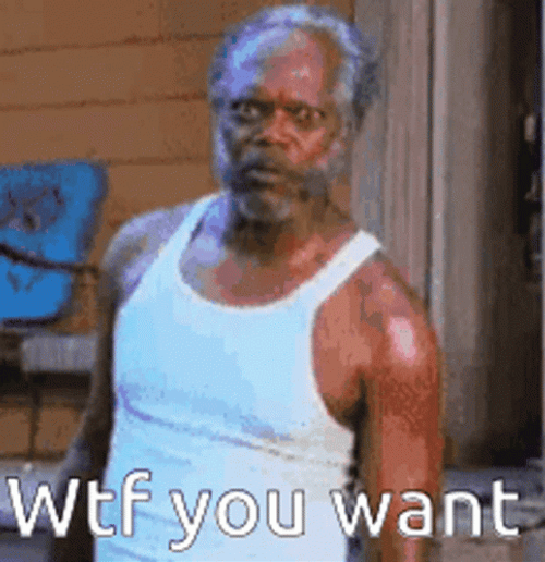 Funny Samuel Jackson What Do You Want GIF
