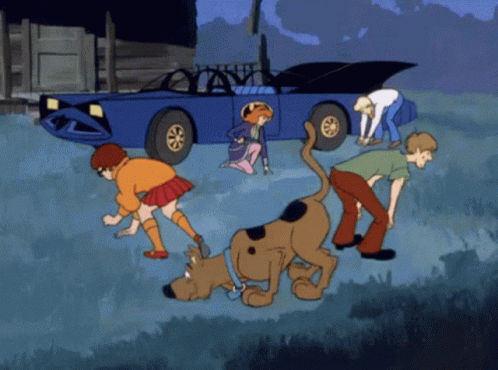 Funny Scooby Doo Snooping The Ground GIF