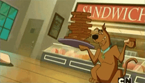 Funny Shaggy And Scooby Doo Food Trip GIF