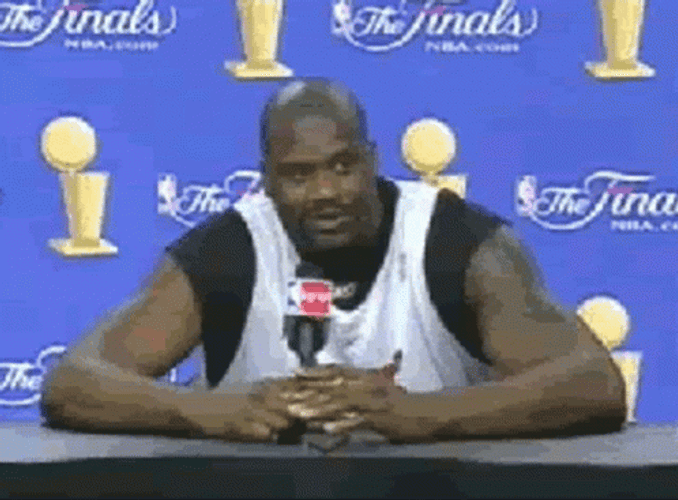 Funny Shaquille Laugh Finger Pointing GIF
