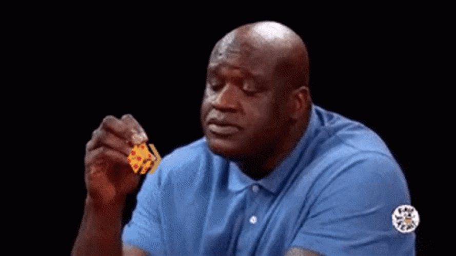 Funny Shaquille O'neal Pizza Cryptocurrency GIF