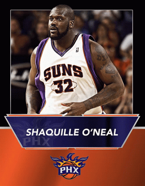Funny Shaquille O'neal Suns Head GIF