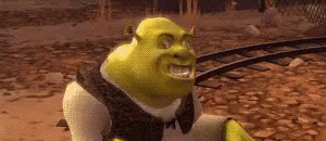 Funny Shrek Dancing Wacky Faces GIF