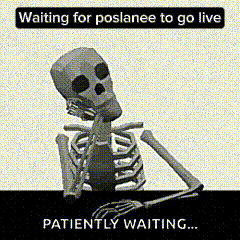 Funny Skeleton Patiently Waiting GIF