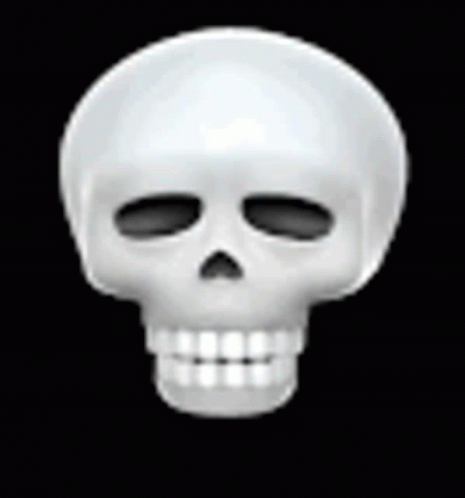 Funny Skull Reaction GIF