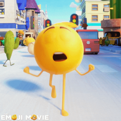 Funny Sleepy Emoji Movie GIF