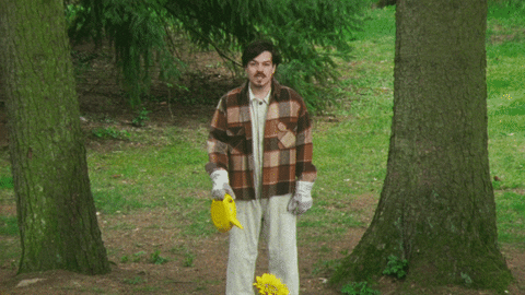 Funny Smile Milky Chance Gardening GIF