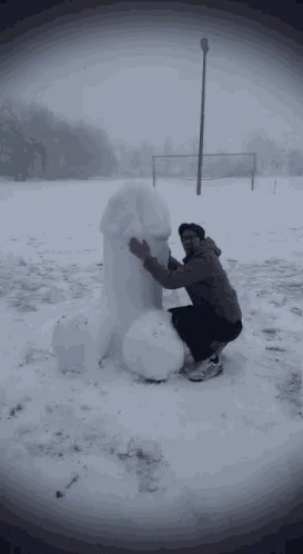 Funny Snow 273 X 498 Gif GIF