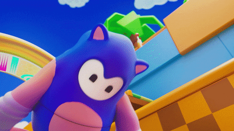 Funny Sonic Flapping His Arms GIF
