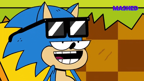 Funny Sonic Laughing To Tears GIF