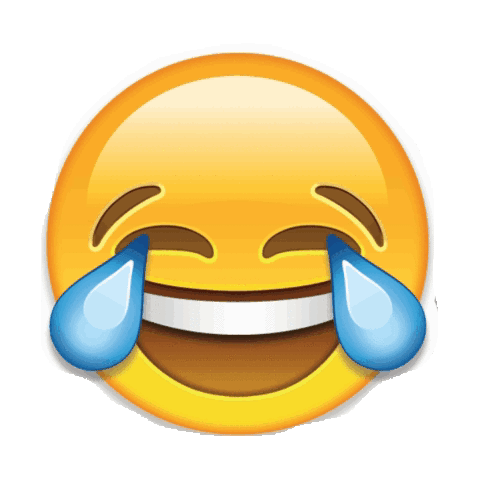 Funny Spinning Laughing Emoji GIF