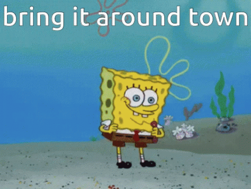 Funny Spongebob Bring It Around Town GIF