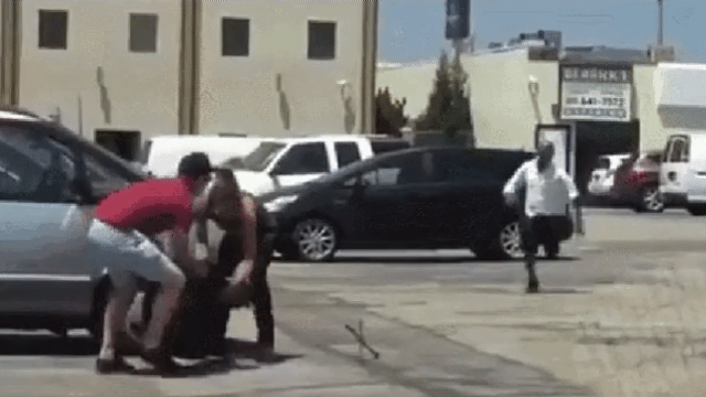Funny Stealing Men GIF