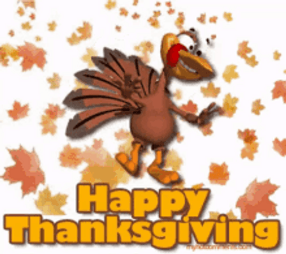 Funny Thanksgiving Turkey Dancing Animation