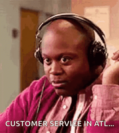 Funny Titus Andromedon Call Center Agent GIF
