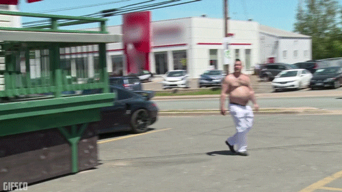 Funny Trailer Park Boys Running GIF