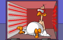 Funny Turkey Cooked In A Microwave Oven GIF