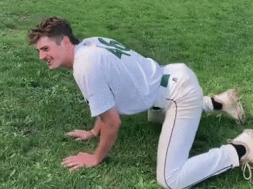 Funny Twerking Baseball Player GIF