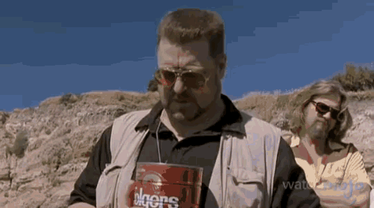 Funny Walter Wrong Ash Pouring Big Lebowski GIF
