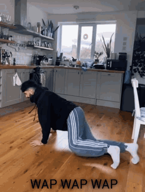 Funny Wap Dance On Floor GIF