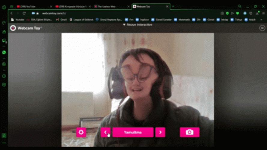 Funny Webcam Filters GIF