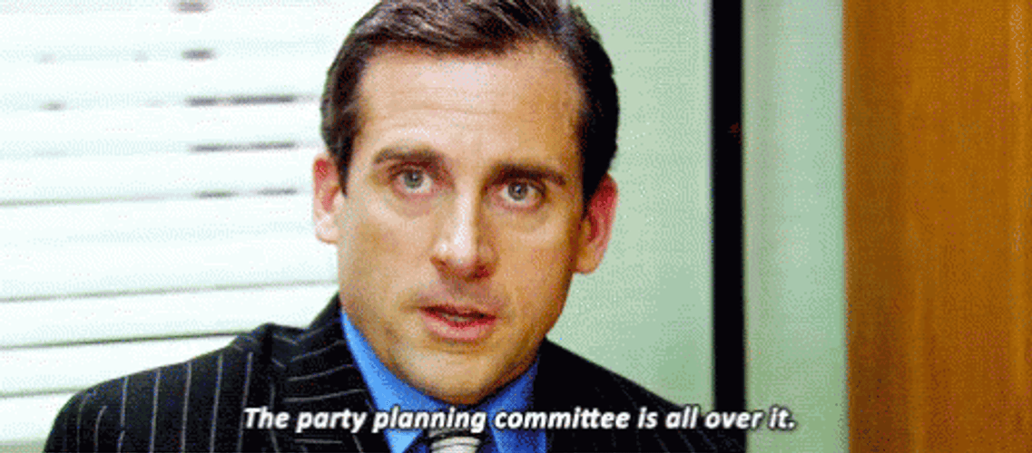Funny Wedding Planner Michael Scott In The Office GIF