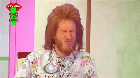 Funny Weird Guy Sending Kisses GIF