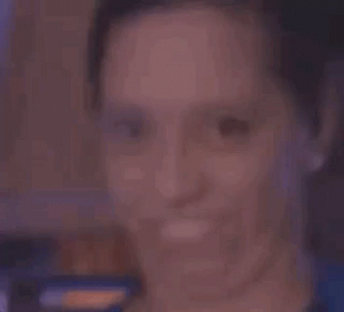 Funny Weirdo Woman Face GIF