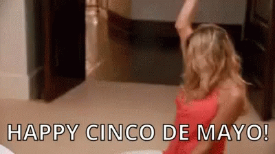 Funny Woman Happy Cinco De Mayo GIF