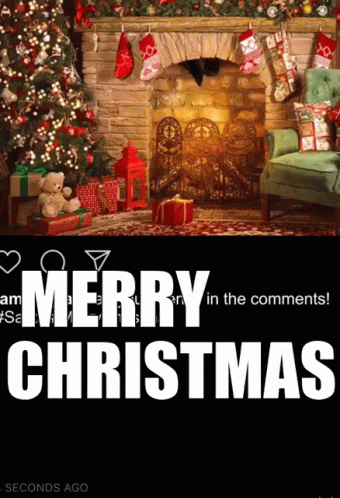 Funny Xmas Stuntman Santa GIF