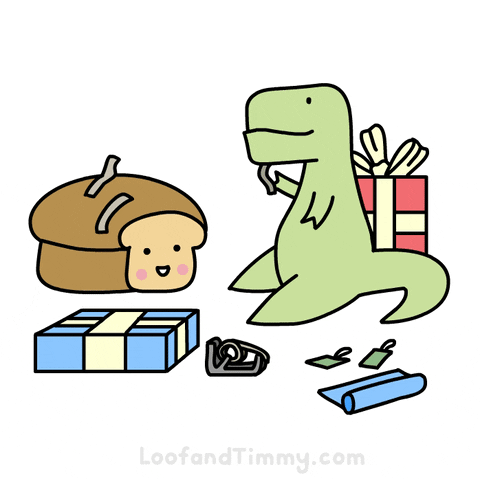 Funny Xmas Timmy And Loof Hanging Out GIF