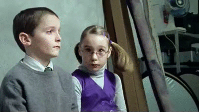 Funny Young Girl Wiggling Eyebrows GIF