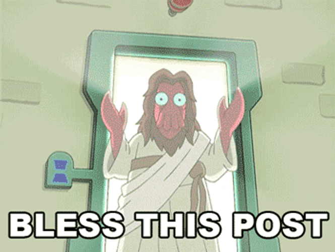 Funny Zoidberg Bless This Post GIF