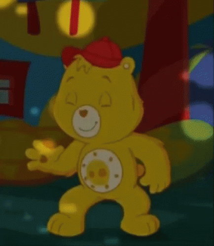 Funshine Bear Dancing Care Bear Series GIF